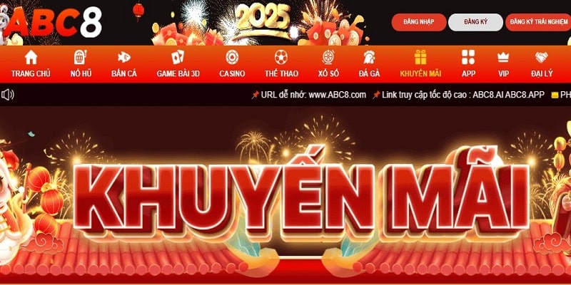 Top khuyến mãi ABC8 được nhiều người tham gia